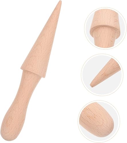 Miniatura 4 de NOLITOY Molde de cono de helado, rodillo de cono de helado, moldeador de cono de gofre, tazón de helado, molde para hacer postres, moldes de arroz,