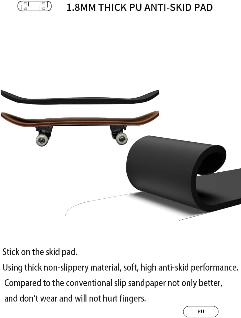 Wooden, pro Fingerboard 29mm Mini handboard、Premium Fingerboard Ideal for Dexterity maneuvers (Abstraction)