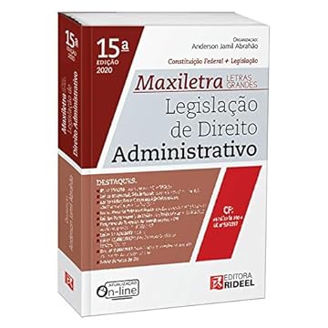 Capa do livro Legislação de Direito Administrativo