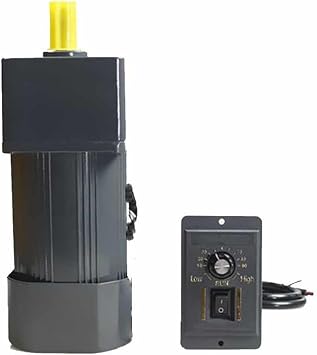 120W 220V AC Gear Motor 5IK120RGN-CF with Speed Regulator Adjustable Speed High Torque Asynchronous Motor Output Shaft 12mm0-22 RPM