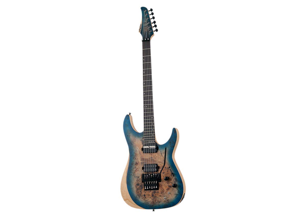 Amazon | Schecter Reaper-6 FR-S - Satin Sky Burst | エレキギター