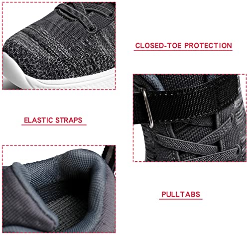 adituo Toddler/Little Kid Boys Girls Lightweight Breathable Sneakers Strap Athletic Runing Walking Sports Shoes3
