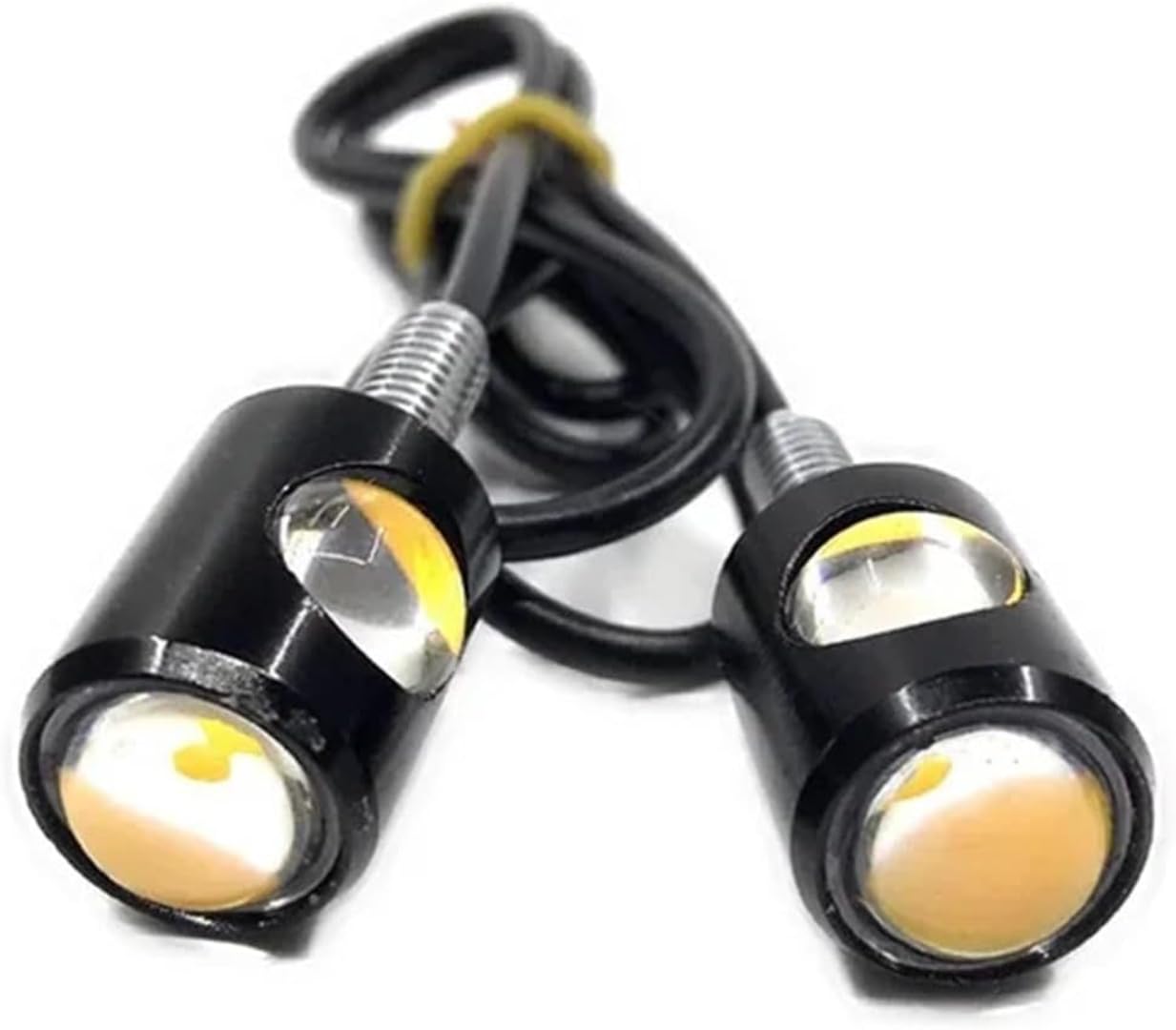 Generic Mini uniwersalne wskaźniki Lampa sygnalizacyjna, numer tablicy rejestracyjnej, oświetlenie mini Dla kształt orlego oka, światło tylne, hamulec, światło przeciwmgielne, żarówka 2 szt.