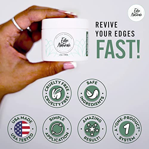 Edge Naturale Follicle Enhancer For Natural Edges, Repair And Regrow Hair Edges, For All Hair Types, Growth Treatment For Women, Made In The Usa, 2 Ounce #TOP1
