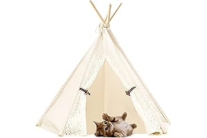 DEWEL Mini Teepee: Cozy Hideout for Your Furry Friend