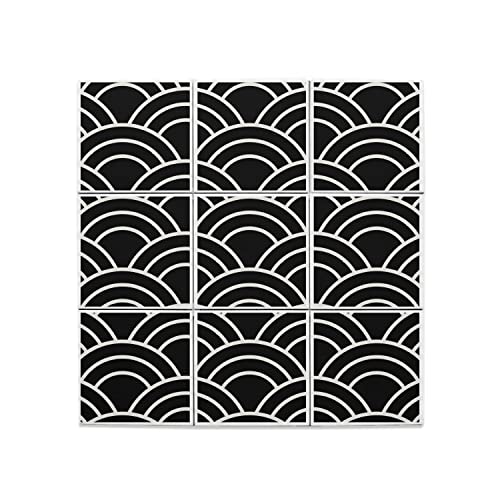 Carreaux céramique 20x20 cm géométrique lot de 9 pour crédence