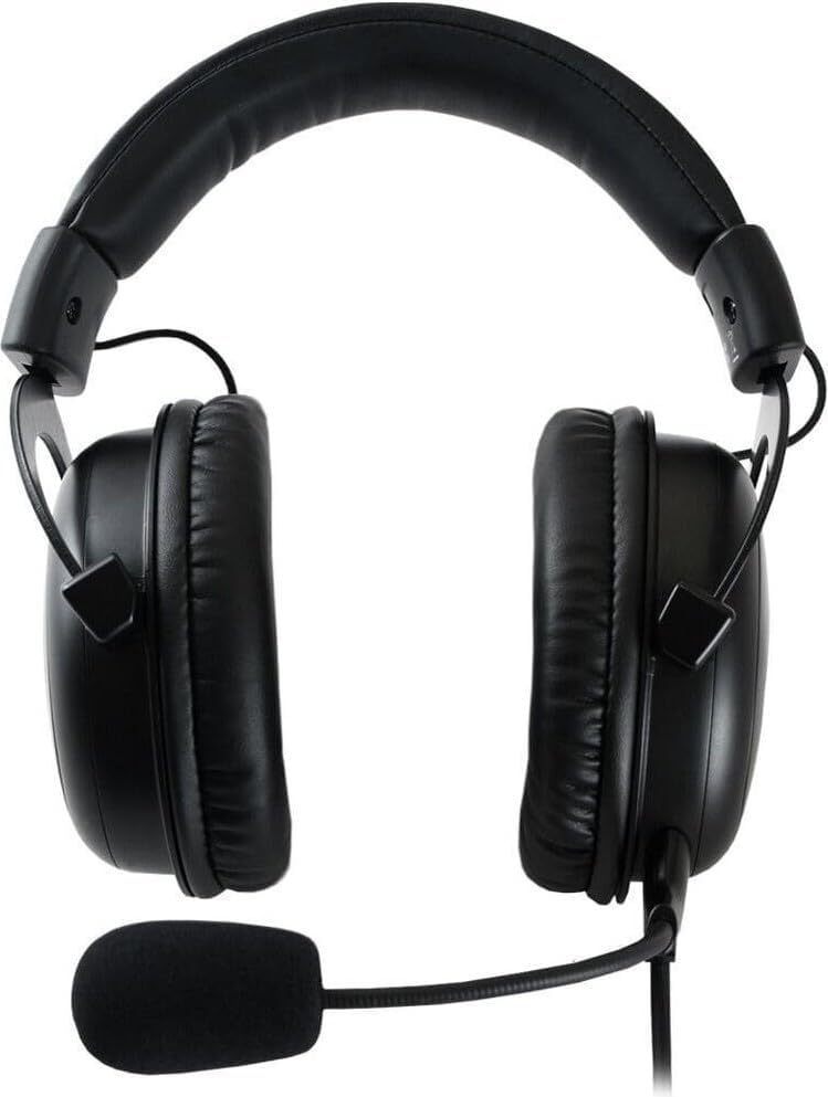 QPAD QH-92 Headset side view with microphone
