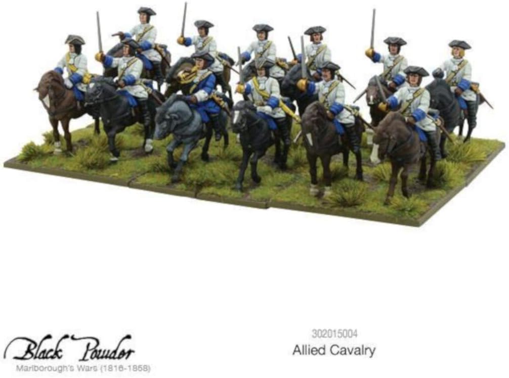 Warlord Black Powder Marlborough's War Cavalry of The Grand Alliance Military Table Top Wargaming Plastic Model Kit 302015004