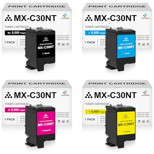 Toner MX-C30NT résout les textes flous sur vos imprimantes Sharp C300W