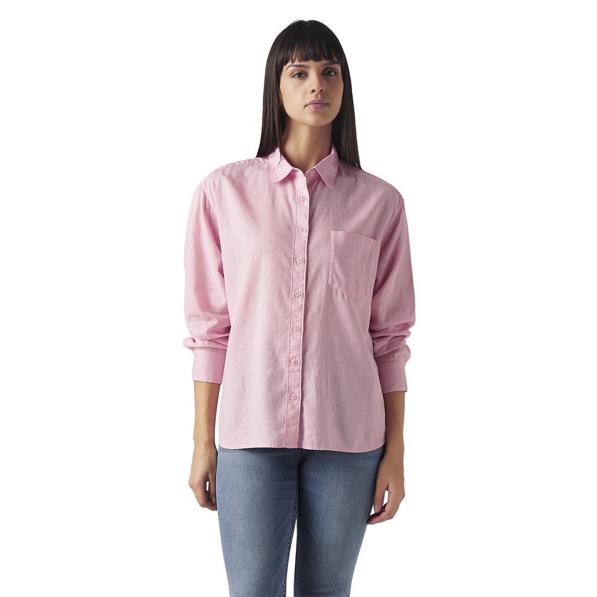 levi's Women's Solid Relaxed fit Linen Shirt-picture-46