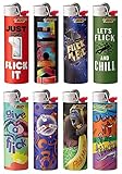 BIC Special Edition Favorites Series Lighters, Set of 8 Lighters.