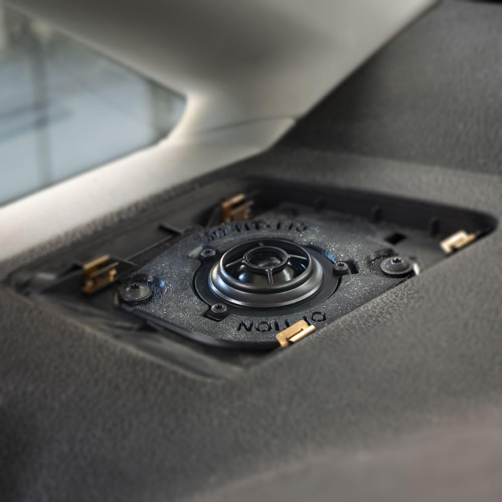 Option Altavoces compatibles con VW Caddy tipo 2K (3ª generación), año de fabricación 2003 – 2015 (frontal), altavoz frontal Plug & Play – 180 cm, 125 WRMS, 3 ohmios con tweeter de tejido de 25 mm