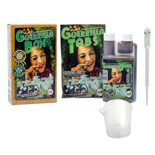 Weedness BioTabs Guerilla Box engrais organique outdoor plantation guerilla sol fertile