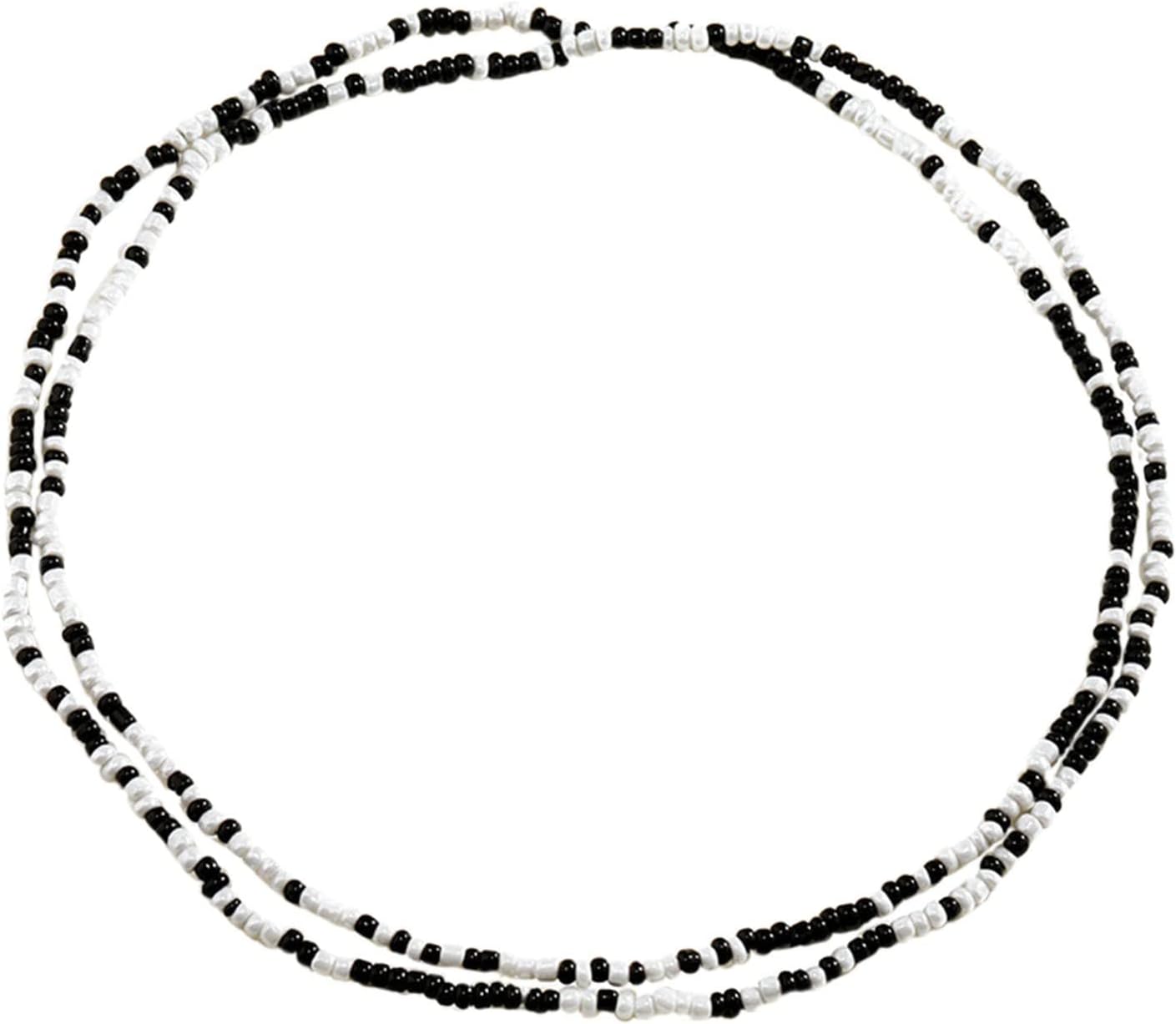 Beads Waist Chains for Women African Colorful Elastic