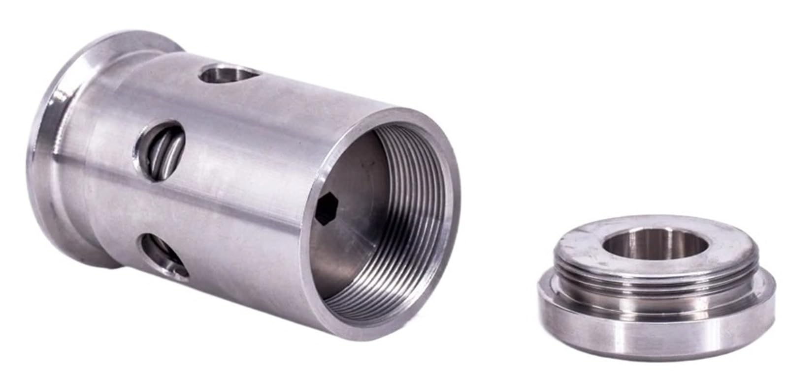 1,5 "2" Tri Abrazadera Ajustable 2 3 Bar válvula de Seguridad Alivio presión Sanitaria SUS304 Cerveza Inoxidable(3 Bar,Ferrule OD 50.5mm)