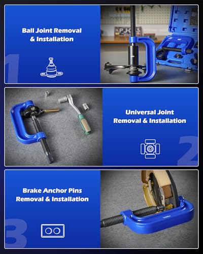Image of Orion Motor Tech OMT 34pc Ball Joint & Wheel Bearing Press Kit