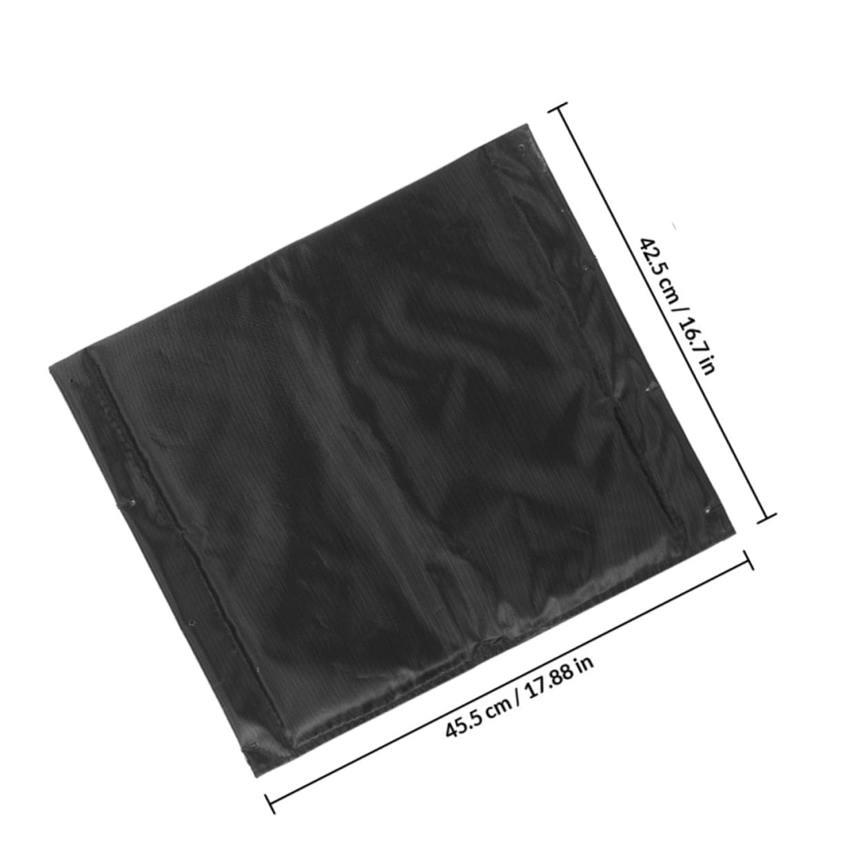 2 Cojines de Repuesto para Silla de Ruedas, Asiento Acolchado de Tela Oxford Transpirable y Resistente, Cojines Antideslizantes Negros para Uso Prolongado y Movilidad Diaria
