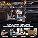 Car Air Freshener for Men & Women – Long-Lasting Amber Vanilla Essential Oil Diffuser for Car Cup Holder – 50ML (1.7 FL OZ) Car Scent Diffuser, Inspired by Perfume – Made in USA