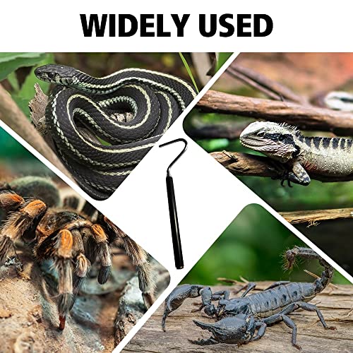 DONGKER Snake Capture Hook, 19,5-66cm Ausziehbarer Schlangenfänger, Teleskop Schlangenhakenaus Edelstahl für Haustierschlangen unter 2 Pfund zu Fangen, wie Kornnattern, Königsnattern usw.