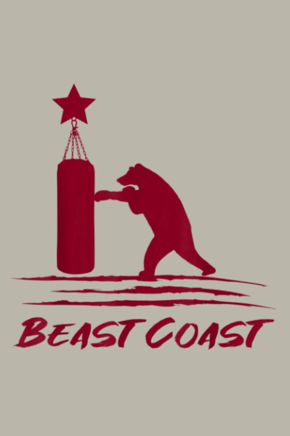 California Republic Bear Custom Graphic Beast Coast: Notebook Planner - 6x9 inch Daily Planner Journal, To Do List Notebook, Daily Organizer, 114 Pages