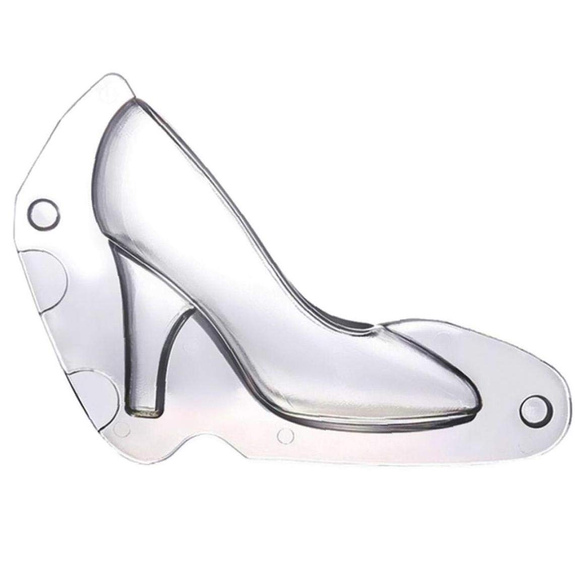 Hotaden Fondant High Heel Shoe Chocolate Mold Baking Diy 3d Cute Stereo Lady's Shoes Candy Mould Sugar Paste Mold for Cake Decoration