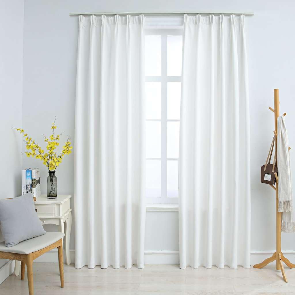 Rideaux occultants pour salon et chambre gris aspect daim thermique 140x245