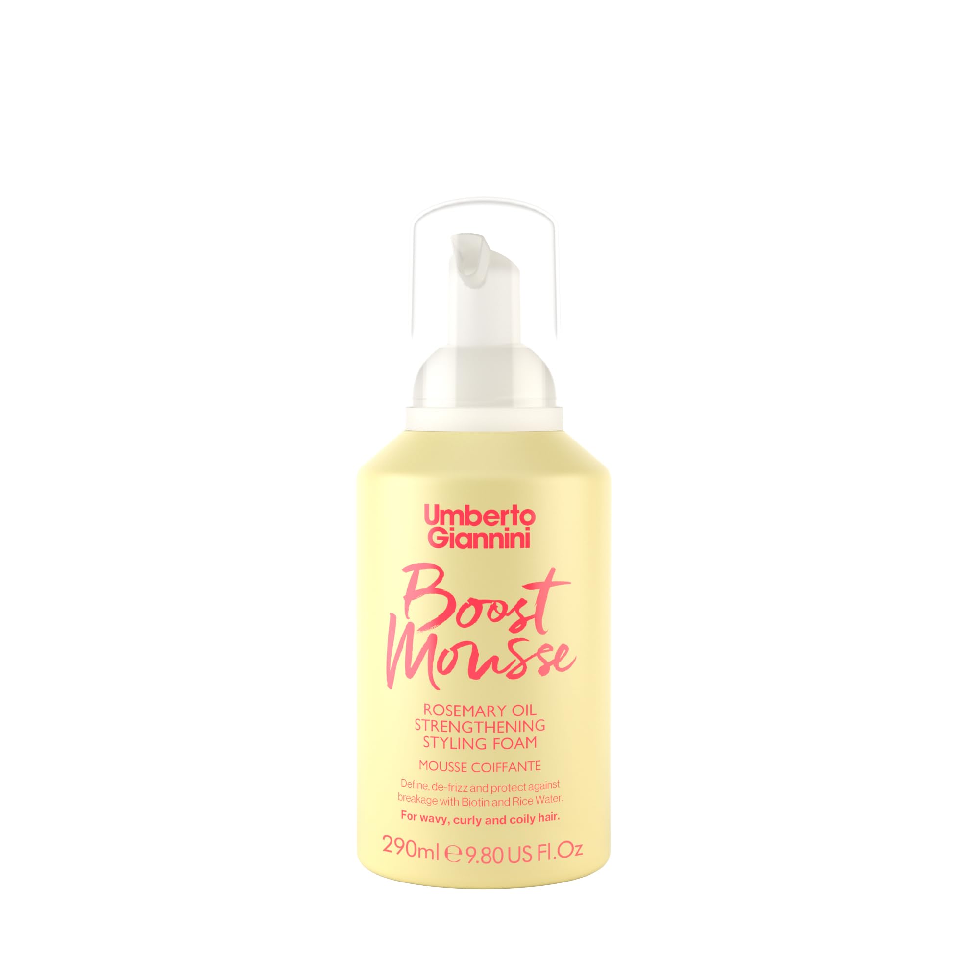 Umberto Giannini Styling Foam Rosemary Oil Strengthening, 300ml