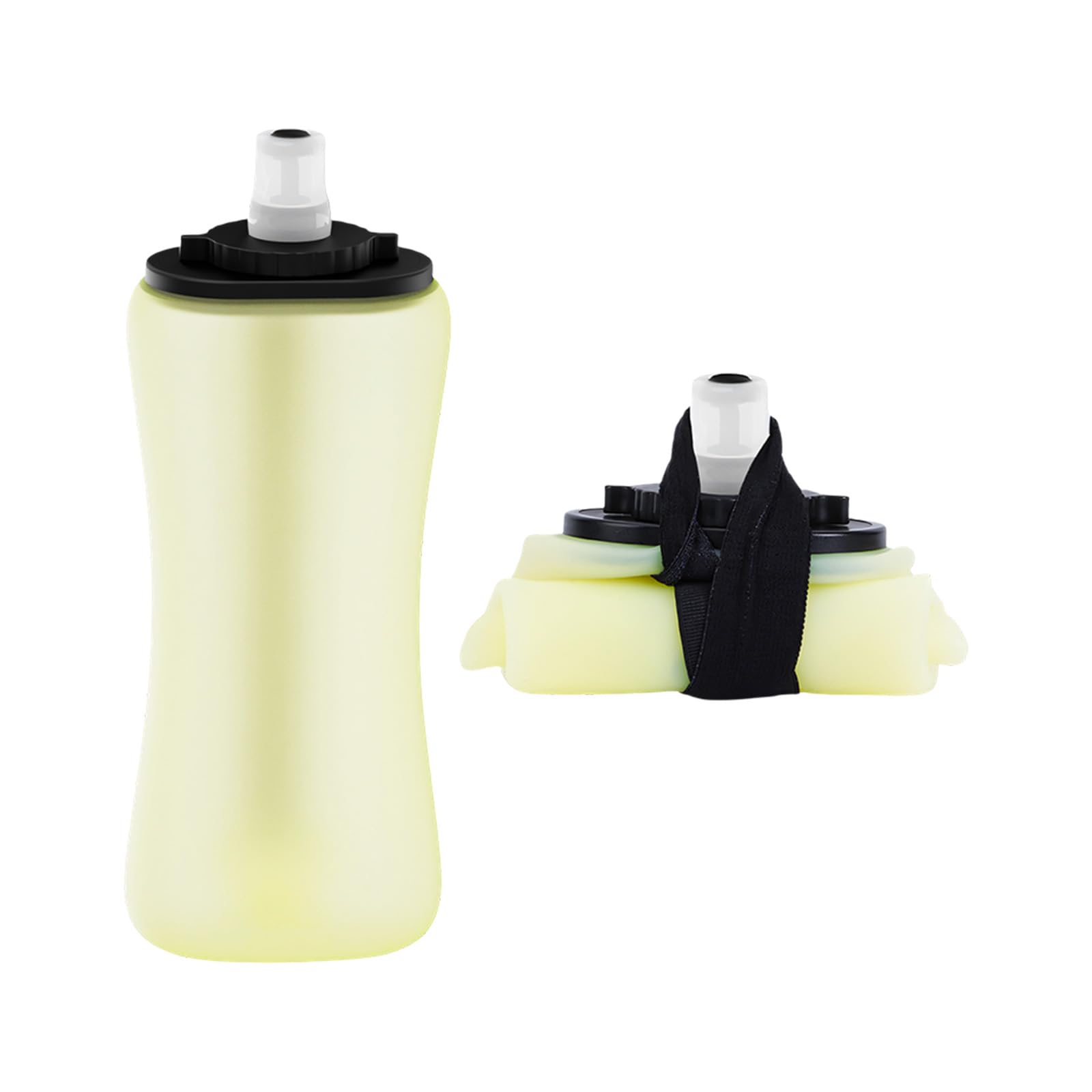 Msioytog Yellow Leakproof Water Bottles Lightweight For Hiking Cycling Camping Travel Camping Water Bottles