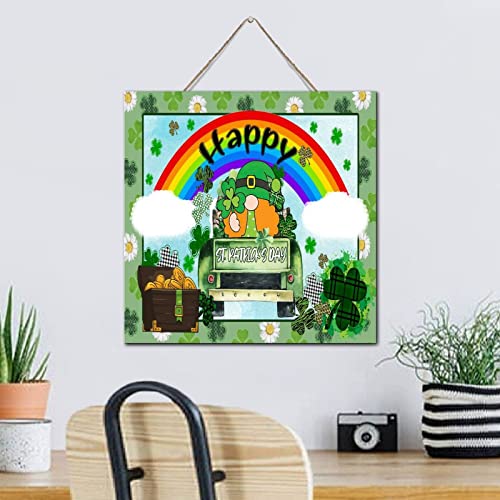 Décoration murale pour fenêtre de Saint-Patrick, citation rustique sur bois - 4