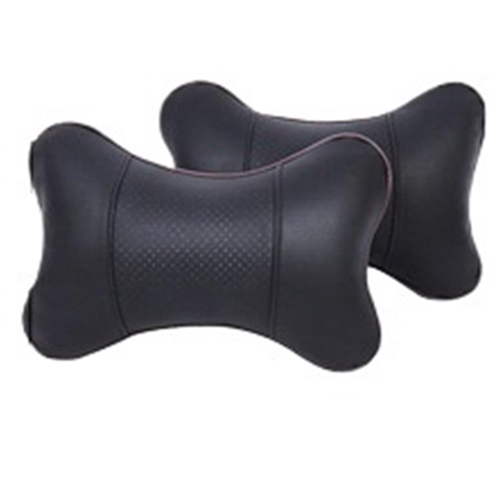 CVPX Seat Headrest 2Pcs Car Pillows Headrest Neck Rest Cushion Support Seat Accessories Auto Car Seat Pillow(Black 1)