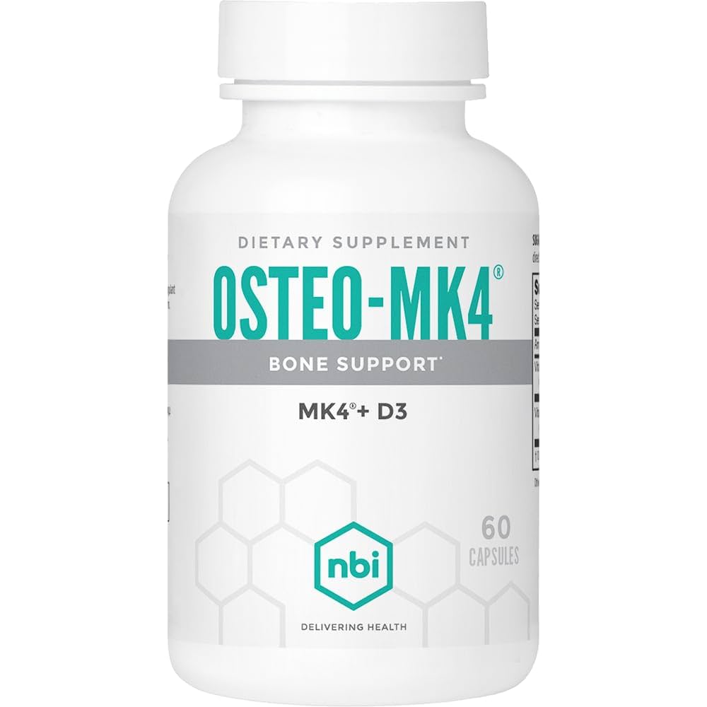 Amazon.com: NBI Osteo-MK4 Bone Support | Vitamin D & K