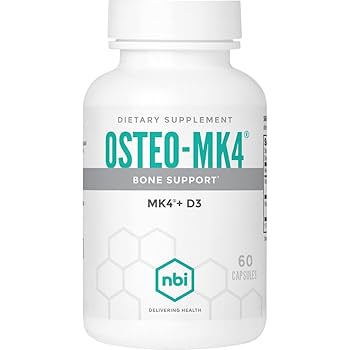Amazon.com: NBI Osteo-MK4 Bone Support | Vitamin D & K