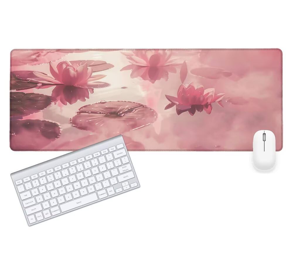 Podkładka pod mysz, 1200 x 600 x 3 mm, gamingowa podkładka pod mysz, XXL, duża, podkładka na biurko, antypoślizgowa, gumowa podstawa, szyte krawędzie, podkładka na biurko, poprawia precyzję i prędkość