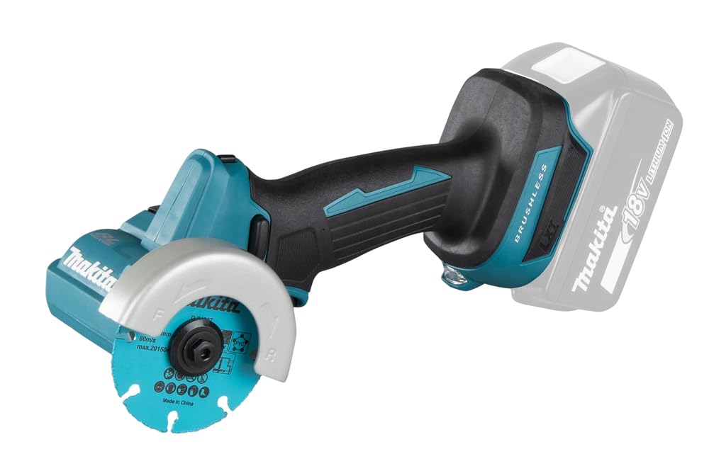 Makita Sega diamantata MAKITA DMC300ZJ 18V 76mm Blu, Nero (senza batterie e caricabatteria, solo