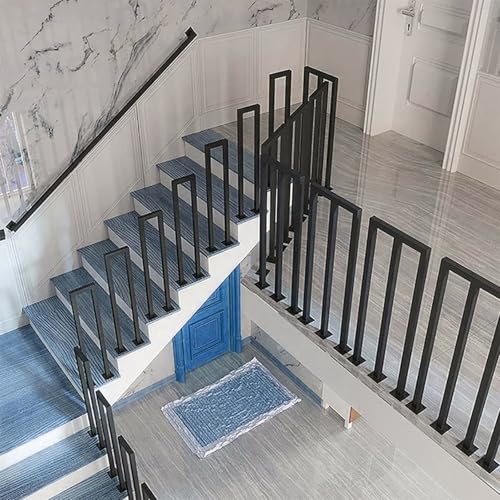 Rambarde d'escalier extérieur kit garde-corps métal barrière sécurité