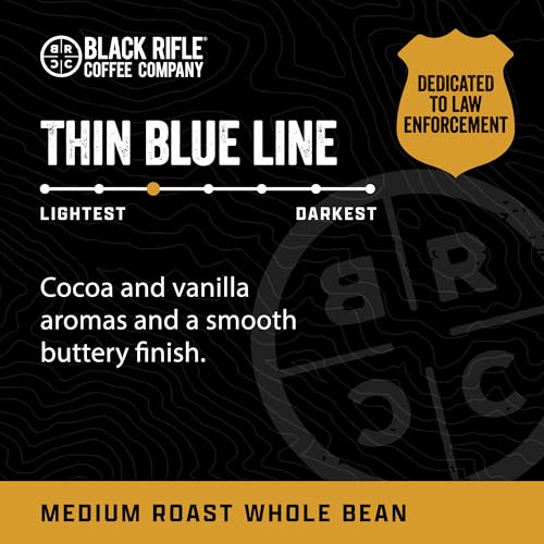 Black Rifle Thin Blue Line Beans