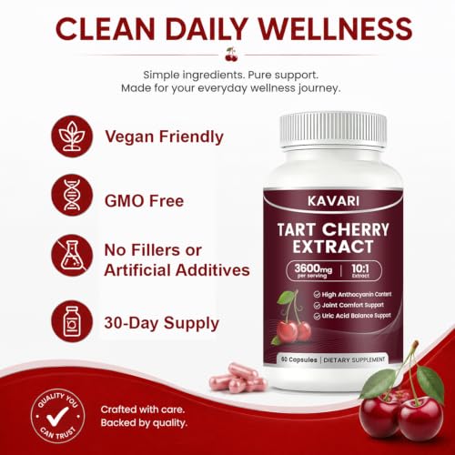 KAVARI Tart Cherry Extract Capsules