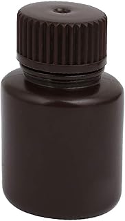 Lon0167 New 30ml HDPE Featured Plastic Chemical Laboratory reliable efficacy Sealling Reagent Sample Bottle Brown(id:d91 2d fe 3f3)