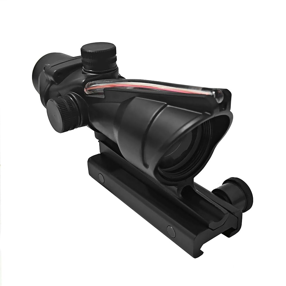 Hunting 4x32 Red/Green Fibre Chevron Retina Optic Scope Illumination Rifle Scope