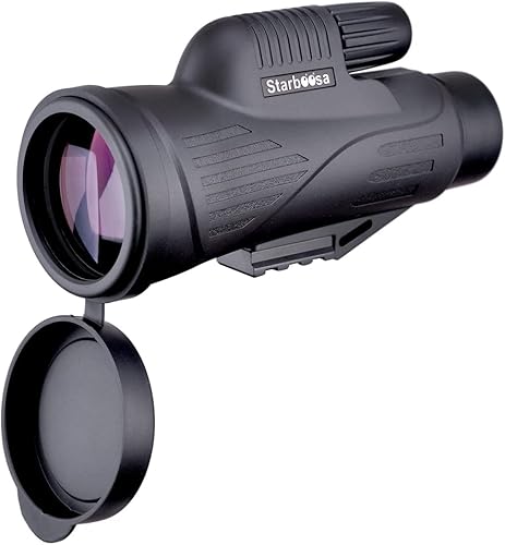 Miniatura 7 de Telescopio monocular de alta definición de 12 x 50 con soporte para teléfono inteligente, monocular impermeable con prisma BAK4 duradero y