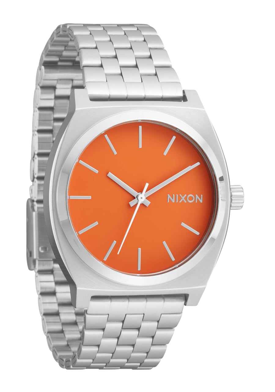 NIXON Time Teller - Orologio Uomo Al Quarzo Con Cinturino In Acciaio Inox - Design Classico E Minimal - Modello 258353