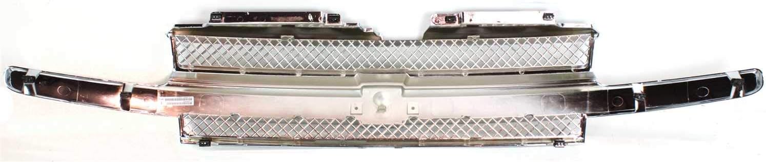 Garage-Pro Grille Assembly Compatible with 2002-2005 Chevrolet Trailblazer, Chevrolet Trailblazer EXT Chrome Shell and Insert