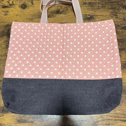 裏地付きキルティングレッスンバッグ