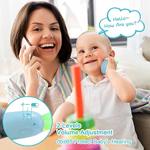 Image of Richgv Baby Cell Phone Toy, Sensory Learning Toys with 12 Functions