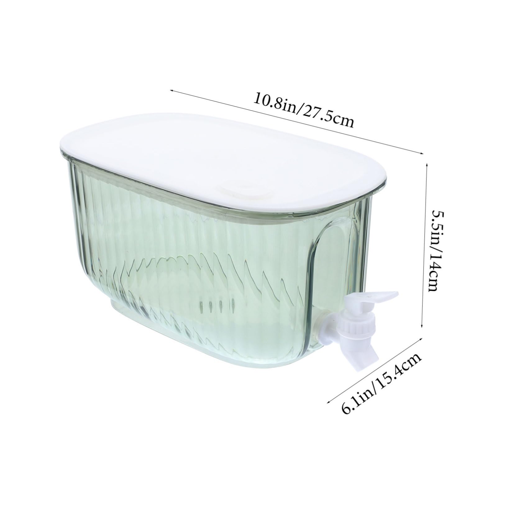 HEALEEP Drinks Dispenser with Spigot Party Beverage Container with Lid for Juices Cold Water and More for Gatherings and Events Sturdy Design to Keep Drinks Fresh