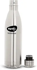 Pigeon Aqual Therminox Stainless Steel Vaccum Insulated Waters Bottles With Copper Coating Inside For Better Hot And Cold Retention (1000 ml)