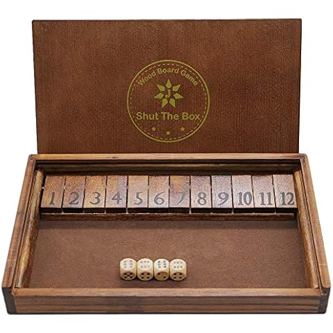 Juegoal Shut The Box Wooden Board Game Cover