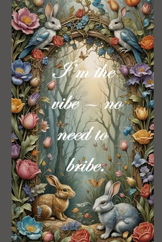 Affirmation Designer Journal 133 (Notebook/Diary/Planner) Bunny Series: Luxury Lined/Blank pages for affirmations, art, autographs, composition, ... recipes, sublimation, travel, wedding image 2