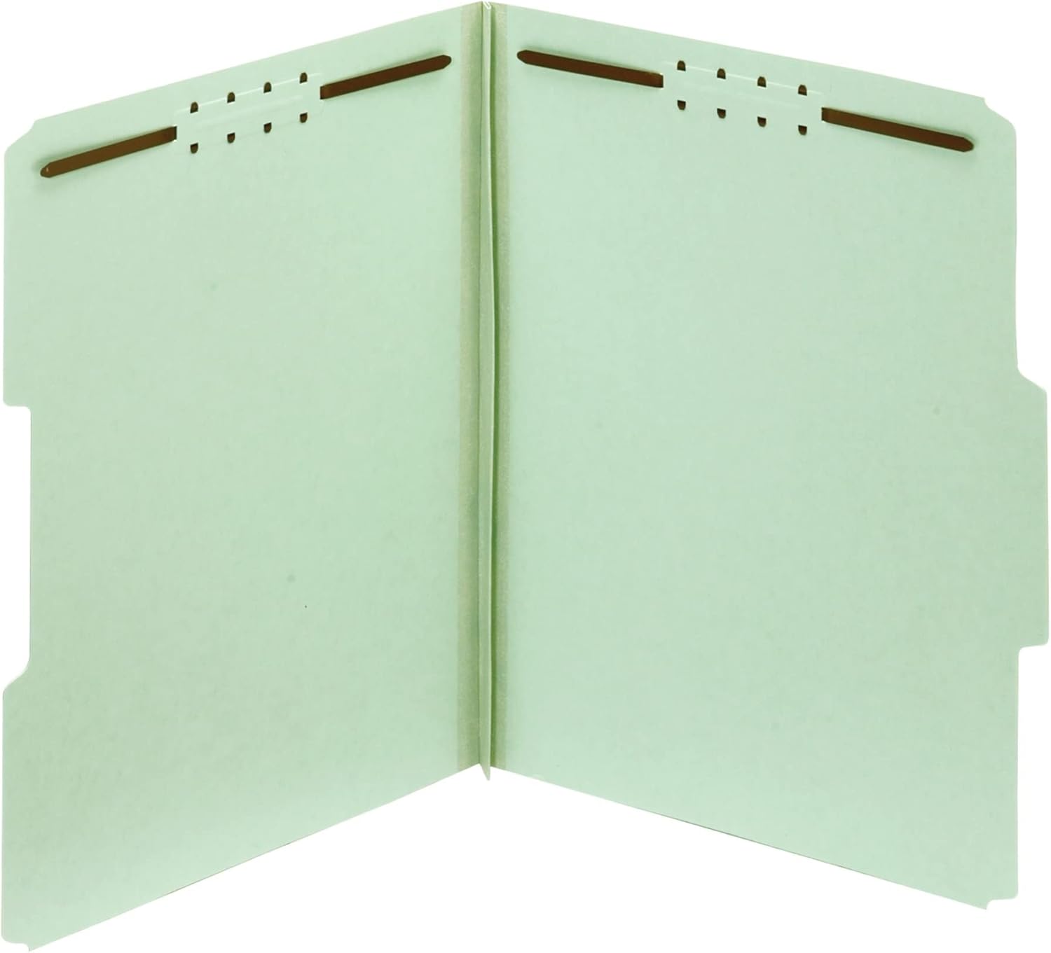 Office Depot® Brand Expanding Pressboard Folders With Fasteners, 1" Expansion, Letter Size, Green, Box Of 25