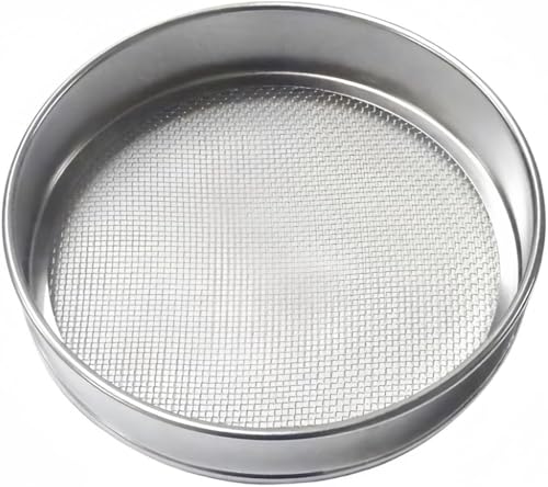 Dohera 粉ふるい 丸型 大きい 五穀雑穀粉フィルターふるい 小さい こし器 シフトパンメッシュスクリー篩 304ステンレス鋼製 耐久性 便利 軽量 多機能 トウモロコシ粉 アーモンド粉 砂糖粉 穀物 コーヒー 裏ごし器 キッチン レストラン 家庭用